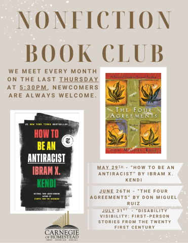 nonfiction book club last thursday every month