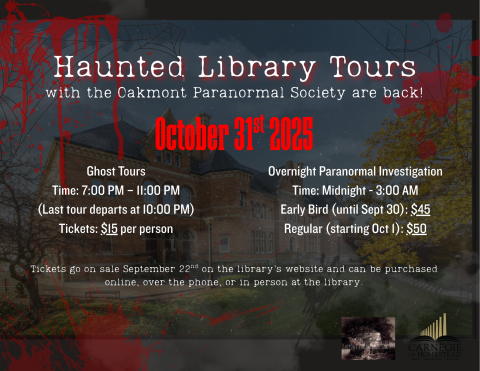 haunted library tours